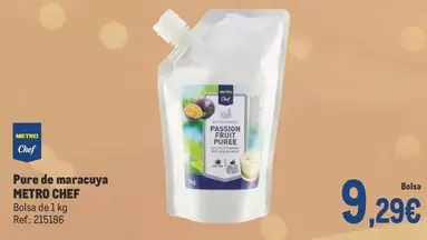 Oferta de Chef -  Pure De Maracuya por 9,29€ en Makro