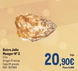 Oferta de Origen - Ostra Jolie Mauger N° 2 por 20,9€ en Makro