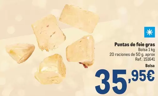 Oferta de Puntas De Foie Gras por 35,95€ en Makro