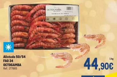 Oferta de Octogamba - Alistado 50/54 Fao 34 por 44,9€ en Makro