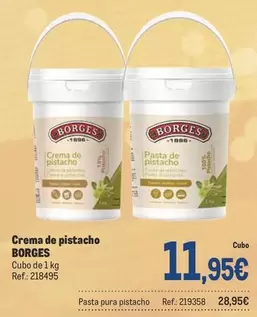 Oferta de Borges - Crema De Pistacho por 11,95€ en Makro