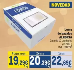 Oferta de Lomo De Bacalao por 22,69€ en Makro