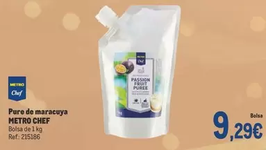 Oferta de Chef -  Pure De Maracuya por 9,29€ en Makro