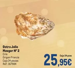 Oferta de Origen - Ostra Jolie Mauger N° 2 por 25,95€ en Makro