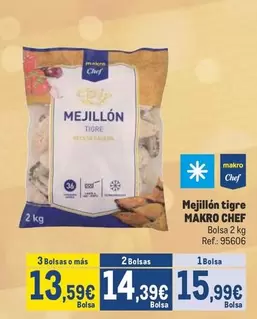 Oferta de Makro - Mejillon Tigre por 15,99€ en Makro