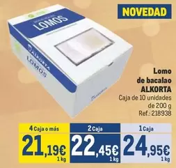 Oferta de Lomo De Bacalao por 24,95€ en Makro