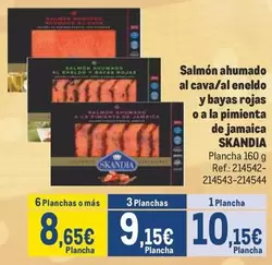 Oferta de Skandia - Salmón Ahumado Al Cava/al Eneldo Y Bayas Rojas O A La Pimienta De Jamaica por 10,15€ en Makro