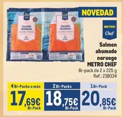 Oferta de Chef - Salmon Ahumado Noruego por 20,85€ en Makro