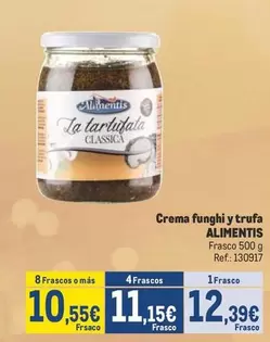 Oferta de Alimentis - Crema Funghi Y Trufa por 12,39€ en Makro