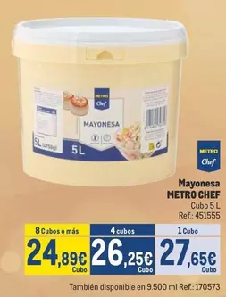 Oferta de Chef - Mayonesa por 27,65€ en Makro