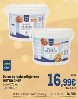 Oferta de Chef - Dulce De Leche Alfajorero por 16,99€ en Makro