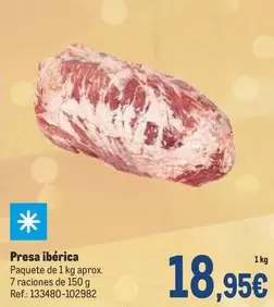 Oferta de Presa Ibérica por 18,95€ en Makro