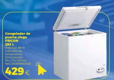 Oferta de Congelador De Puerta Ciega 23l por 429€ en Makro