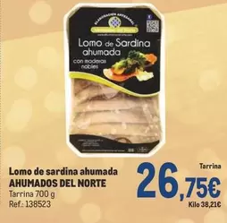 Oferta de Del Norte - Lomo De Sardina Ahumada por 26,75€ en Makro