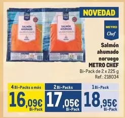 Oferta de Chef - Salmon Ahumado Noruego por 18,95€ en Makro