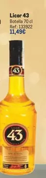 Oferta de Licor 43 - Licor por 114,99€ en Makro