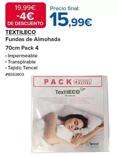 Oferta de Tencel - Fundas De Almohada por 15,99€ en Costco