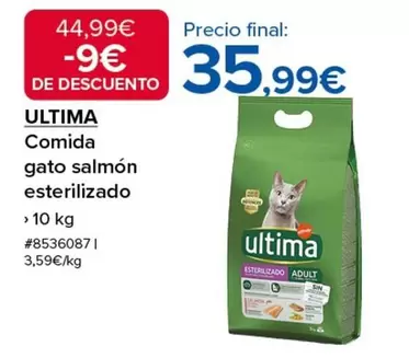 Oferta de Última - Comida Gato Salmon Esterilizado por 35,99€ en Costco