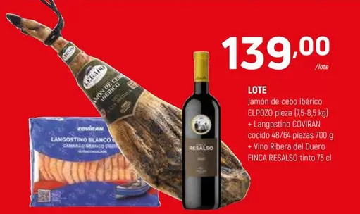 Oferta de Legado - Jamon De Cebo Iberico Elpozo Pieza por 139€ en Coviran