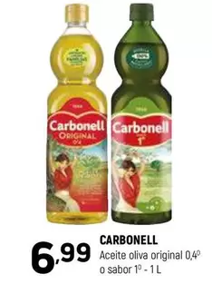 Oferta de Carbonell - Aceite Oliva Original por 6,99€ en Coviran