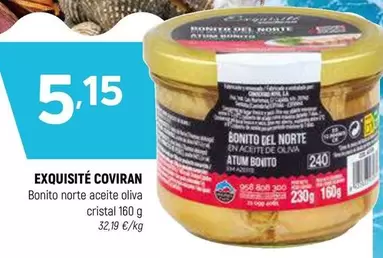 Oferta de Coviran - Bonito Norte Aceite Oliva Cristal por 5,15€ en Coviran