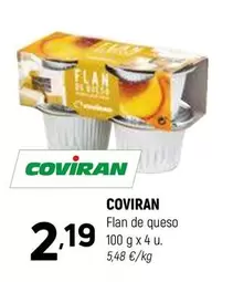 Oferta de Coviran - Flan De Queso por 2,19€ en Coviran