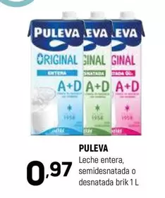 Oferta de Puleva - Leche Entera por 0,97€ en Coviran