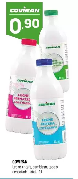 Oferta de Coviran - Leche Entera Semidesnatada O Desnatada por 0,9€ en Coviran