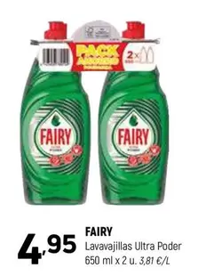 Oferta de Fairy - Lavavajillas Ultra Poder por 4,95€ en Coviran