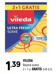 Oferta de Vileda - Bayeta Suave por 1,39€ en Coviran