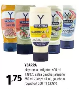 Oferta de Ybarra - Mayonesa Antigoteo por 1,75€ en Coviran