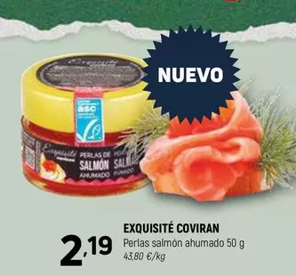 Oferta de Coviran - Perlas Salmon Ahumado por 2,19€ en Coviran