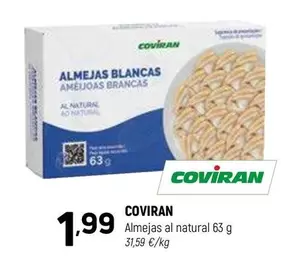 Oferta de Coviran - Almejas Al Natural por 1,99€ en Coviran