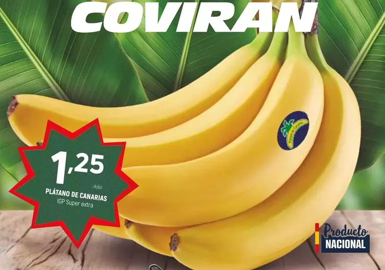 Oferta de Coviran - Platano De Camaras por 1,25€ en Coviran