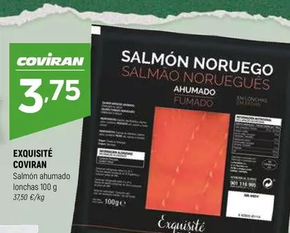 Oferta de Coviran - Salmón Ahumado Lonchas por 3,75€ en Coviran