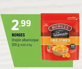 Oferta de Borges - Orejon Albaricoque por 2,99€ en Coviran