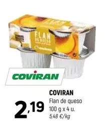 Oferta de Coviran - Flan De Queso por 2,19€ en Coviran