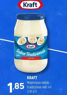 Oferta de Kraft - Mayonesa Sabor Tradicional por 1,85€ en Coviran