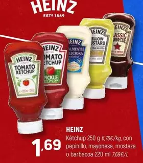 Oferta de Heinz - Ketchup por 1,69€ en Coviran