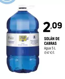 Oferta de Solán de Cabras - Agua por 2,09€ en Coviran