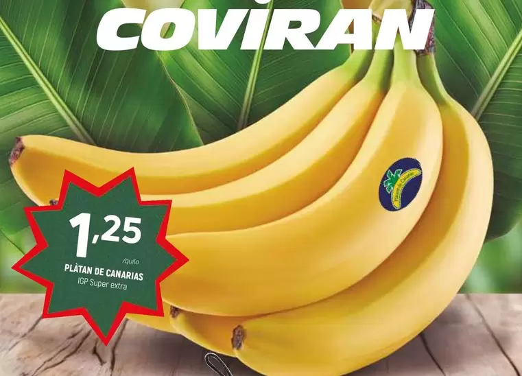 Oferta de Coviran - plátanos de Canarias en Coviran