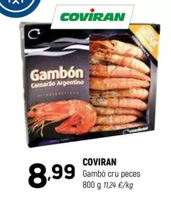 Oferta de Coviran - Gambó Cru Peces por 8,99€ en Coviran