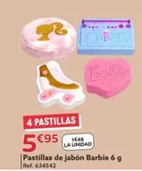 Oferta de Barbie - Pastillas De Jabón por 5,95€ en GiFi