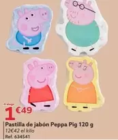 Oferta de Pachilla De Jabón Peppa Pig 120 G por 1,49€ en GiFi