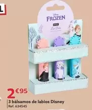 Oferta de Frozen - 3 Bálsamo De Labios Disney por 2,95€ en GiFi