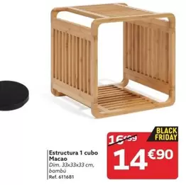 Oferta de Estructura 1 Cubo Macao por 14,9€ en GiFi