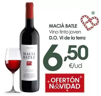 Oferta de Macia Batle - Vino Tinto Joven D. O. Vi De La Terra por 6,5€ en Eroski