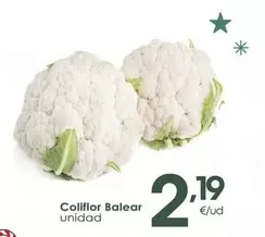 Oferta de Coliflor Balear por 2,19€ en Eroski