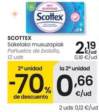 Oferta de Scottex - Pañuelos De Bolsillo por 2,19€ en Eroski