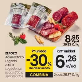 Oferta de Elpozo - Legado Los Tacos por 8,95€ en Eroski